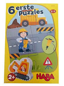 6 eerste puzzels bouwplaats