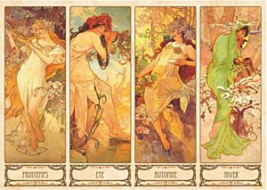 Seasons - Alphonse Mucha (Dtoys)