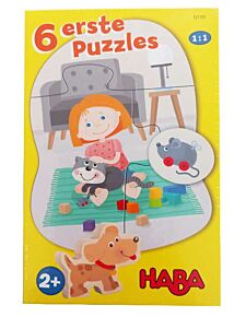 6 eerste puzzels Huisdieren