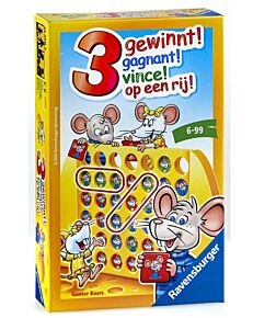 3 op een rij pocketspel Ravensburger