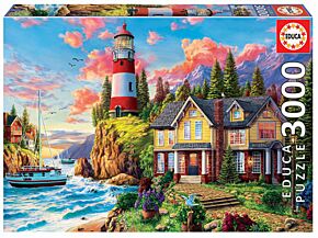 Lighthouse Near the Ocean (Educa Puzzle)