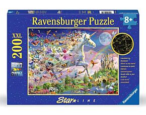 Schitterende eenhoorn met vlinders (Ravensburger)