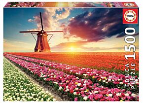 Tulips Landscape - Educa puzzle 1500